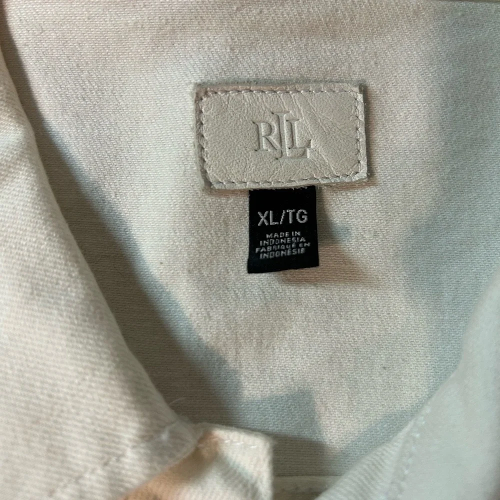 Women's Ralph Lauren white Denim Jacket - XL - Picture 2 of 8